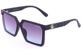 Gucci 07 Bold Summer Sunglasses with Unique Arm Detailing