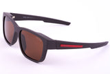 Prada 02 Black Wraparound Sunglasses – Bold & Modern