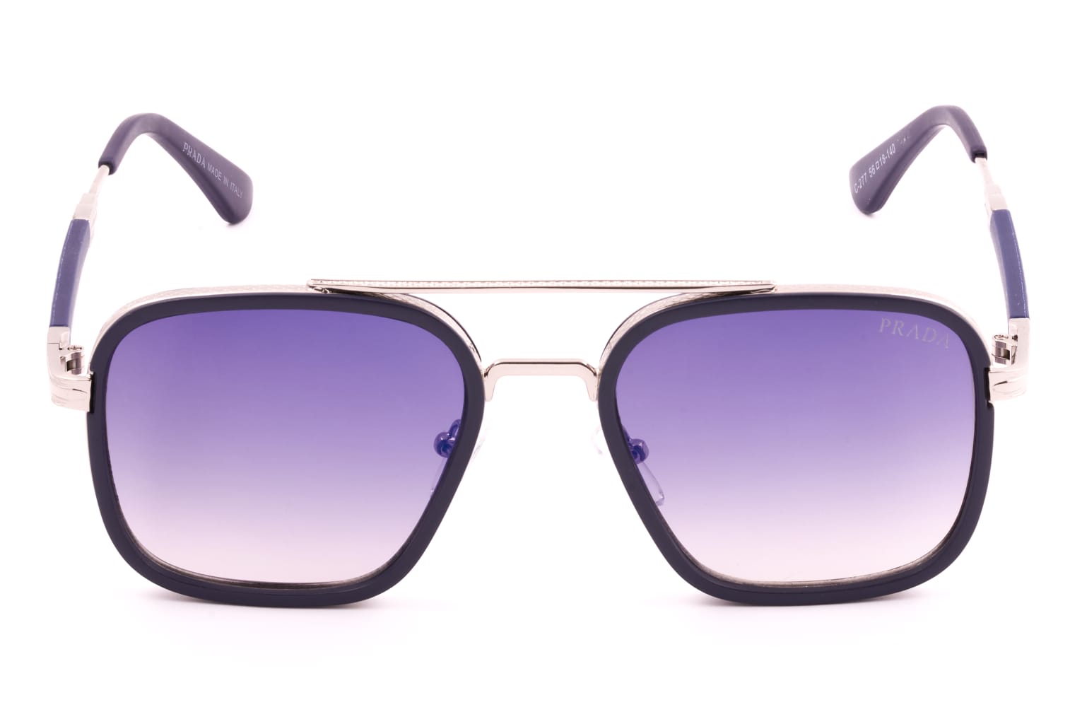 Prada 01 Black Wraparound Sunglasses – Bold & Modern