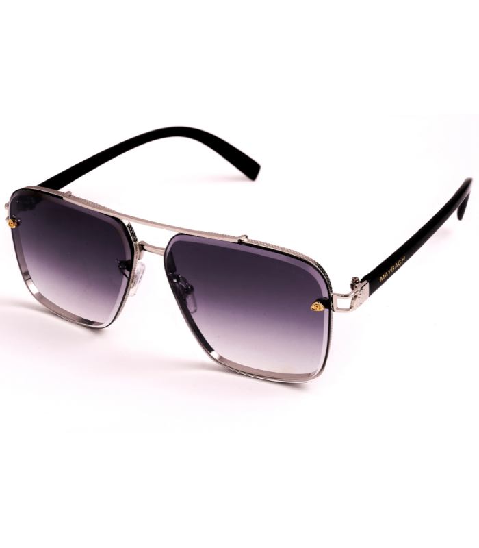 Maybach Silver Violet Gradient Sunglasses – Refined & Luxurious