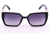 Buberry Black Square Polarized Sunglasses – Bold & Timeless