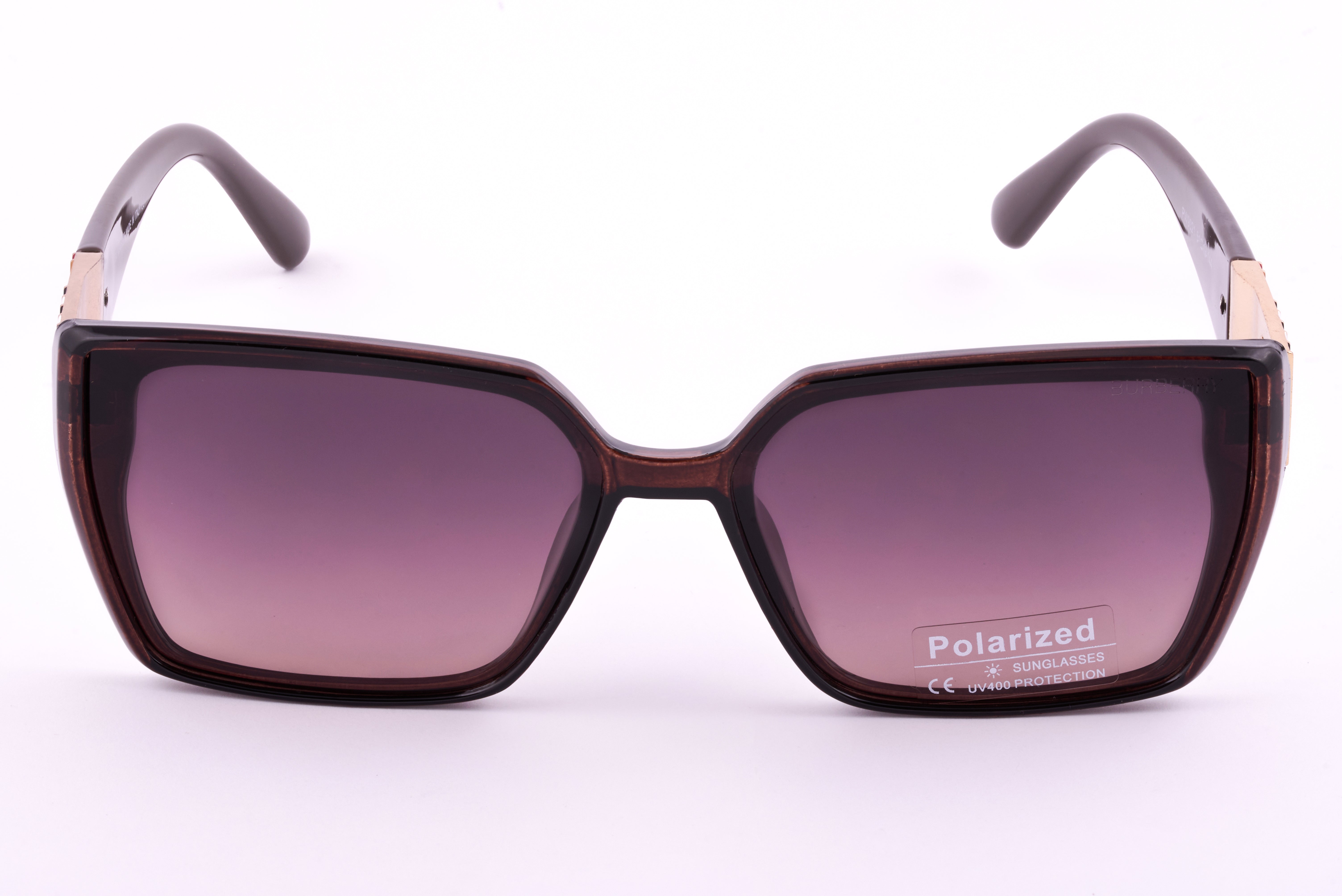 Buberry Black Square Polarized Sunglasses – Bold & Timeless