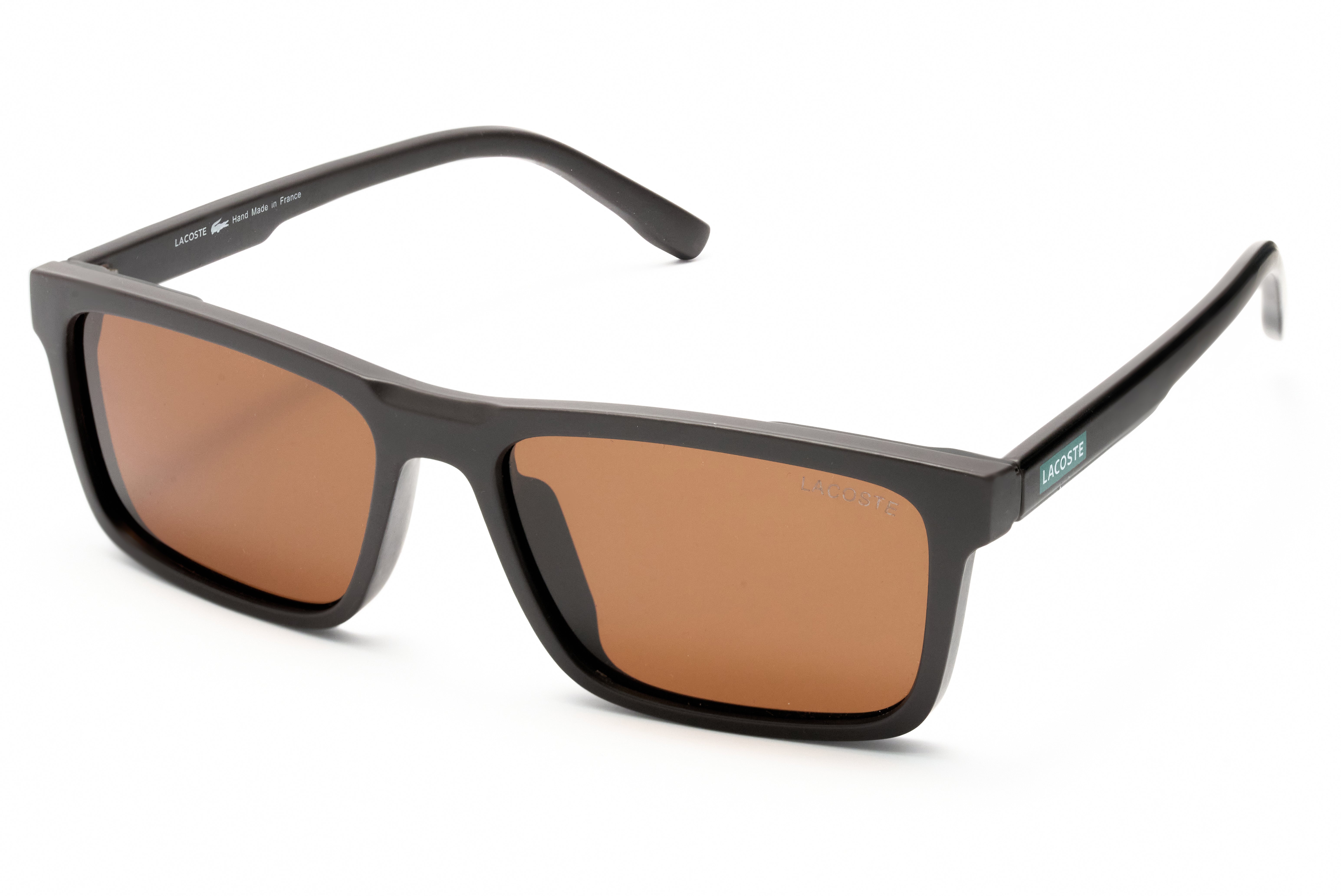 Lacoste Brown Rectangular Sunglasses