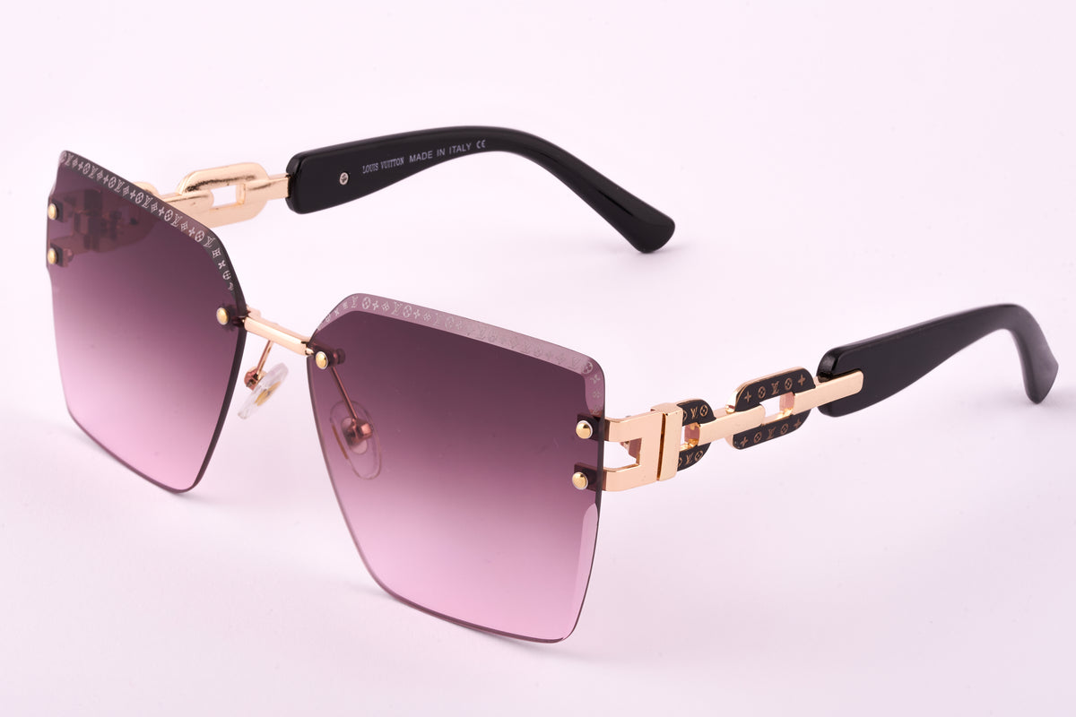 Louis Vuitton 04  Sunglasses with Signature Frame & Exquisite Arm Detailing