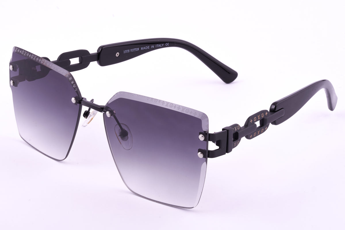 Louis Vuitton 04  Sunglasses with Signature Frame & Exquisite Arm Detailing.