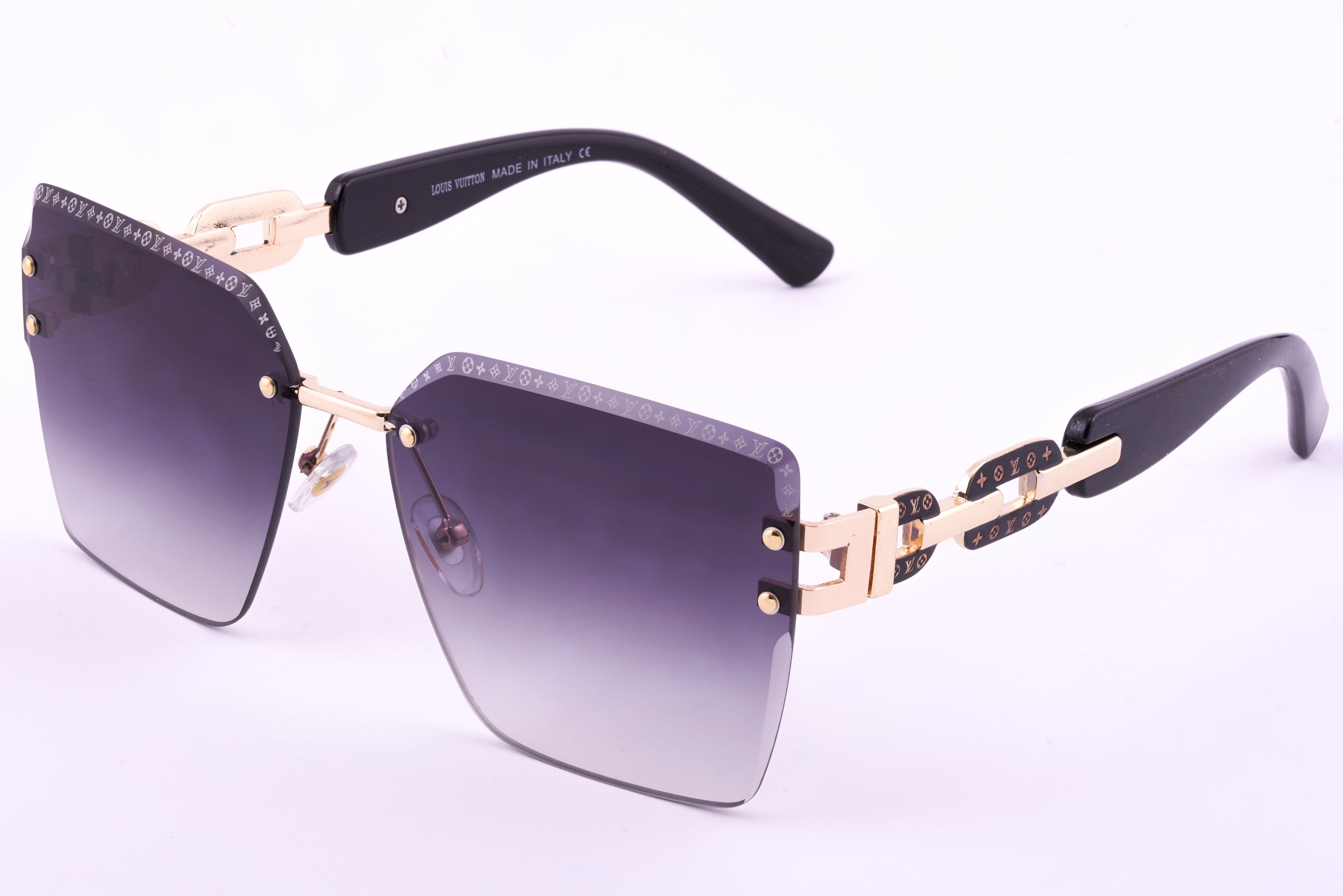 Louis Vuitton 04  Sunglasses with Signature Frame & Exquisite Arm Detailing
