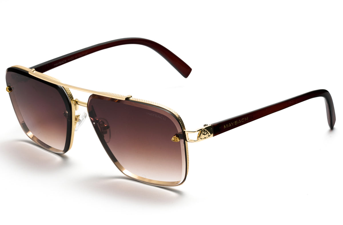 Maybach Luxe Brown Gradient Sunglasses – Iconic & Elegant