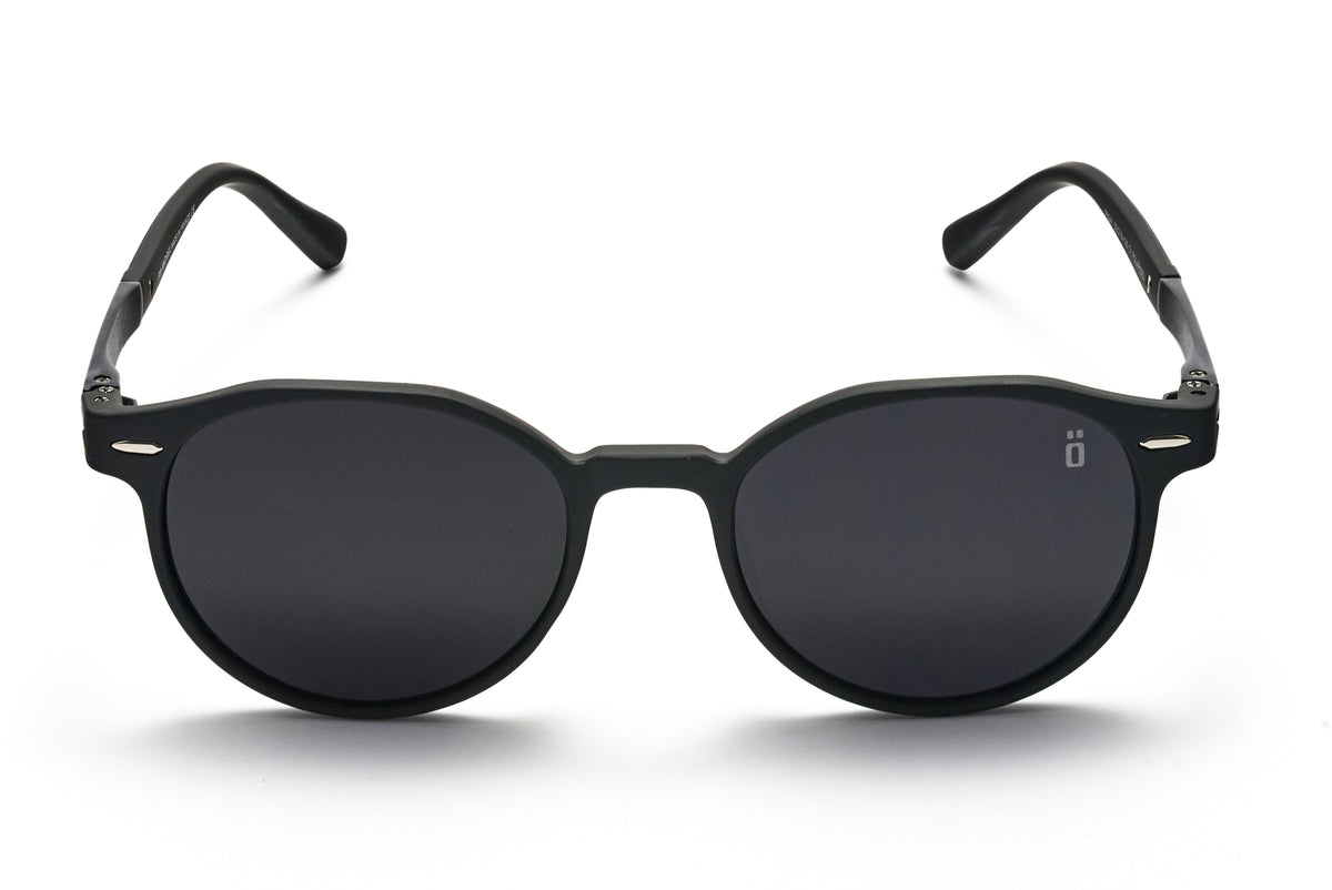 Morel round black Sunglasses – Timeless & Sophisticated