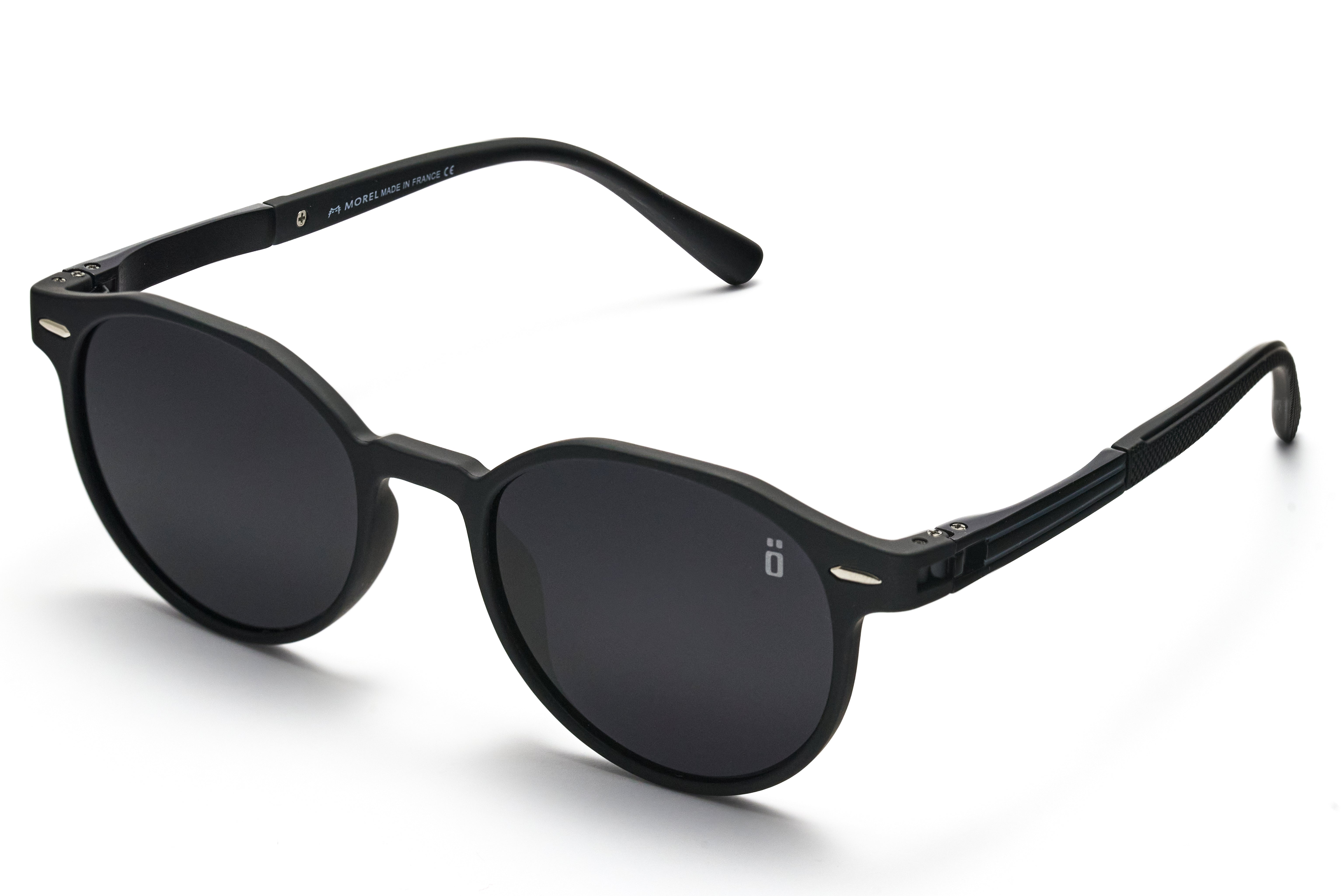 Morel round black Sunglasses – Timeless & Sophisticated
