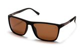 Morel Square Brown Sunglasses – A Classic Redefined