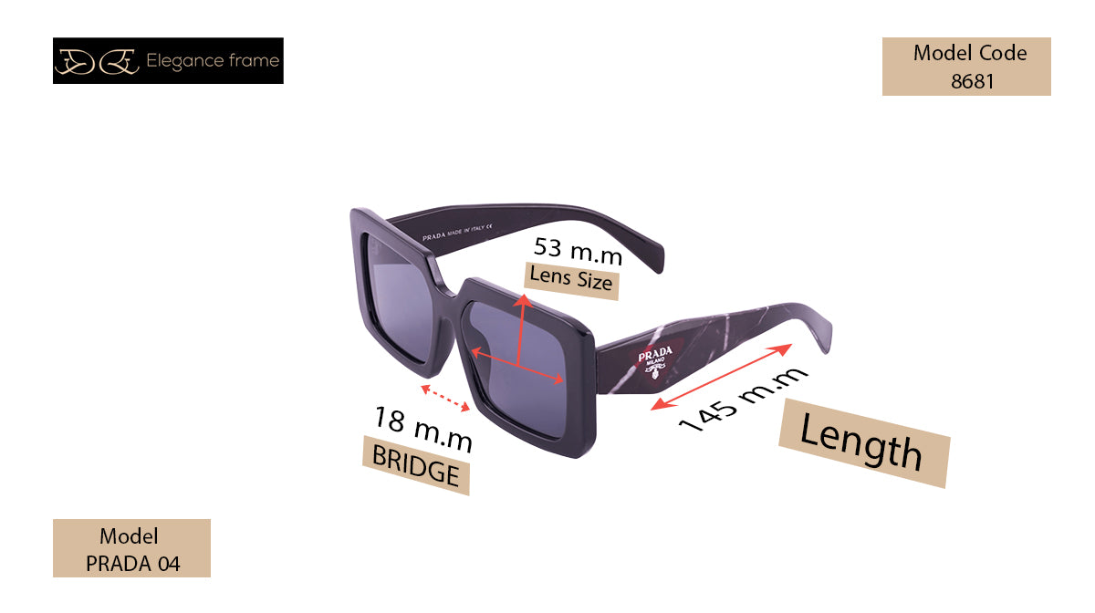 Prada women’s sunglasses feature an eye-catching design 04