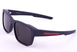 Prada 02 Black Wraparound Sunglasses – Bold & Modern