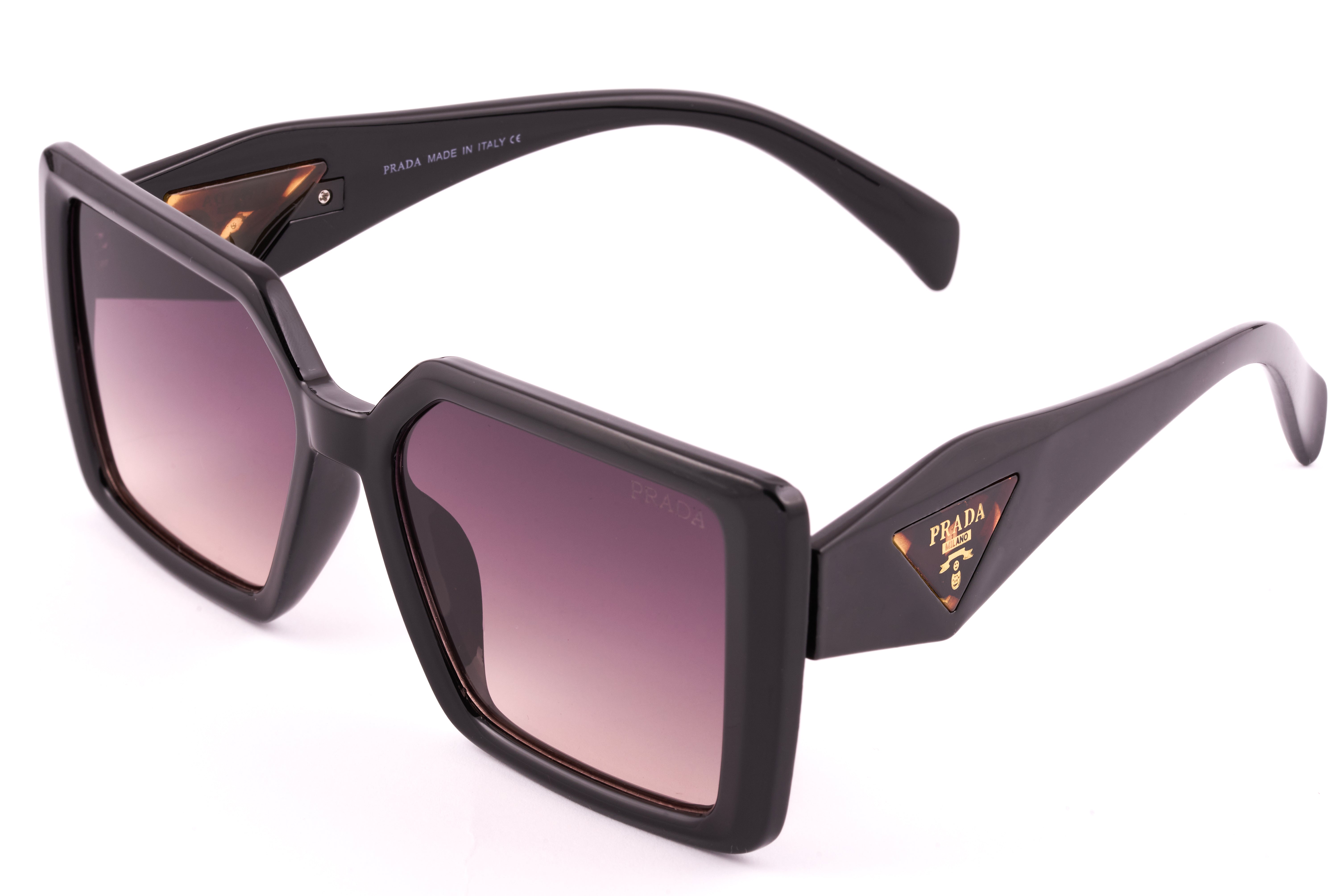 Prada women’s sunglasses feature a refined frame 05