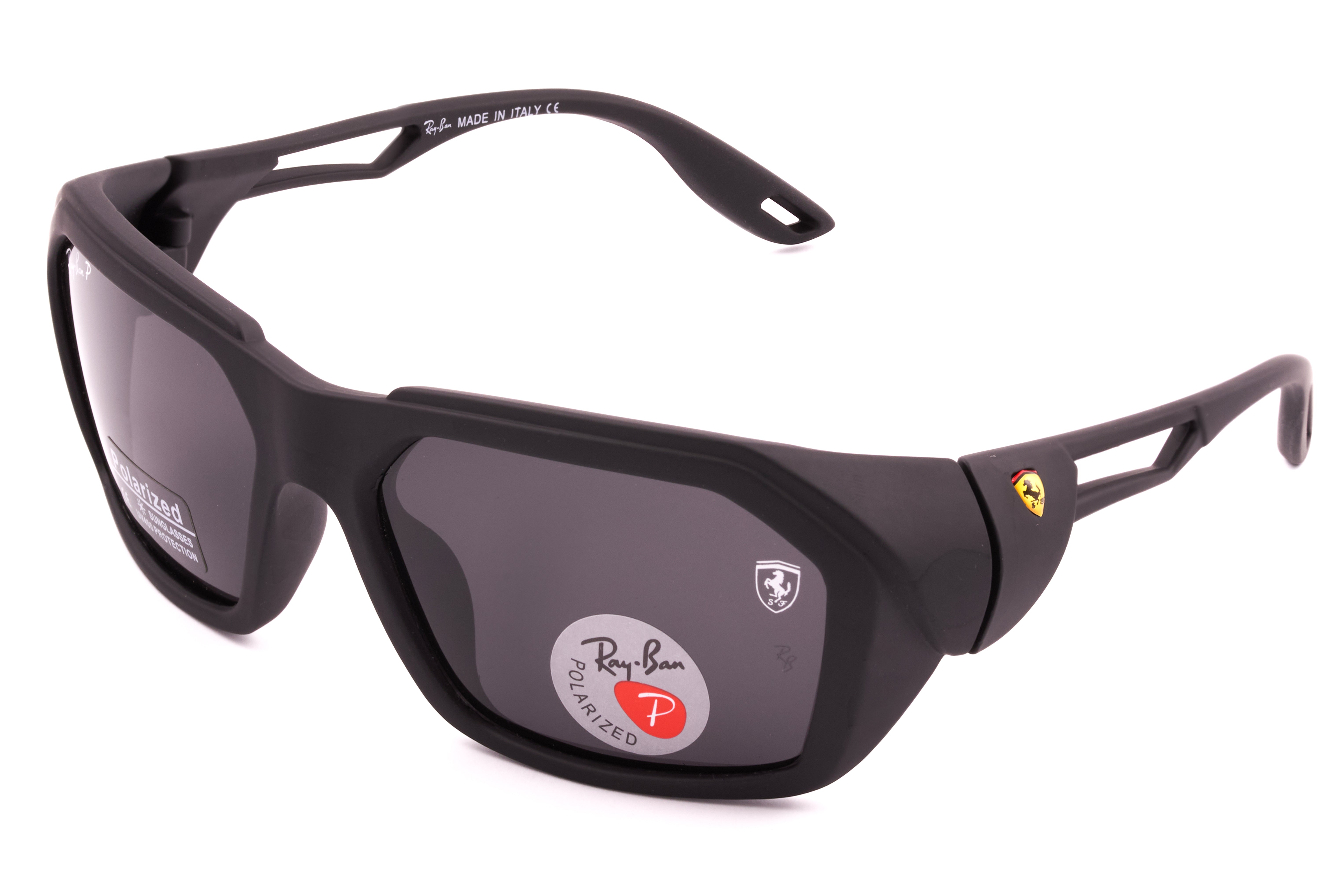 Ray-Ban Ferrari Polarized Sunglasses with Sport-Inspired Arm Design 09.