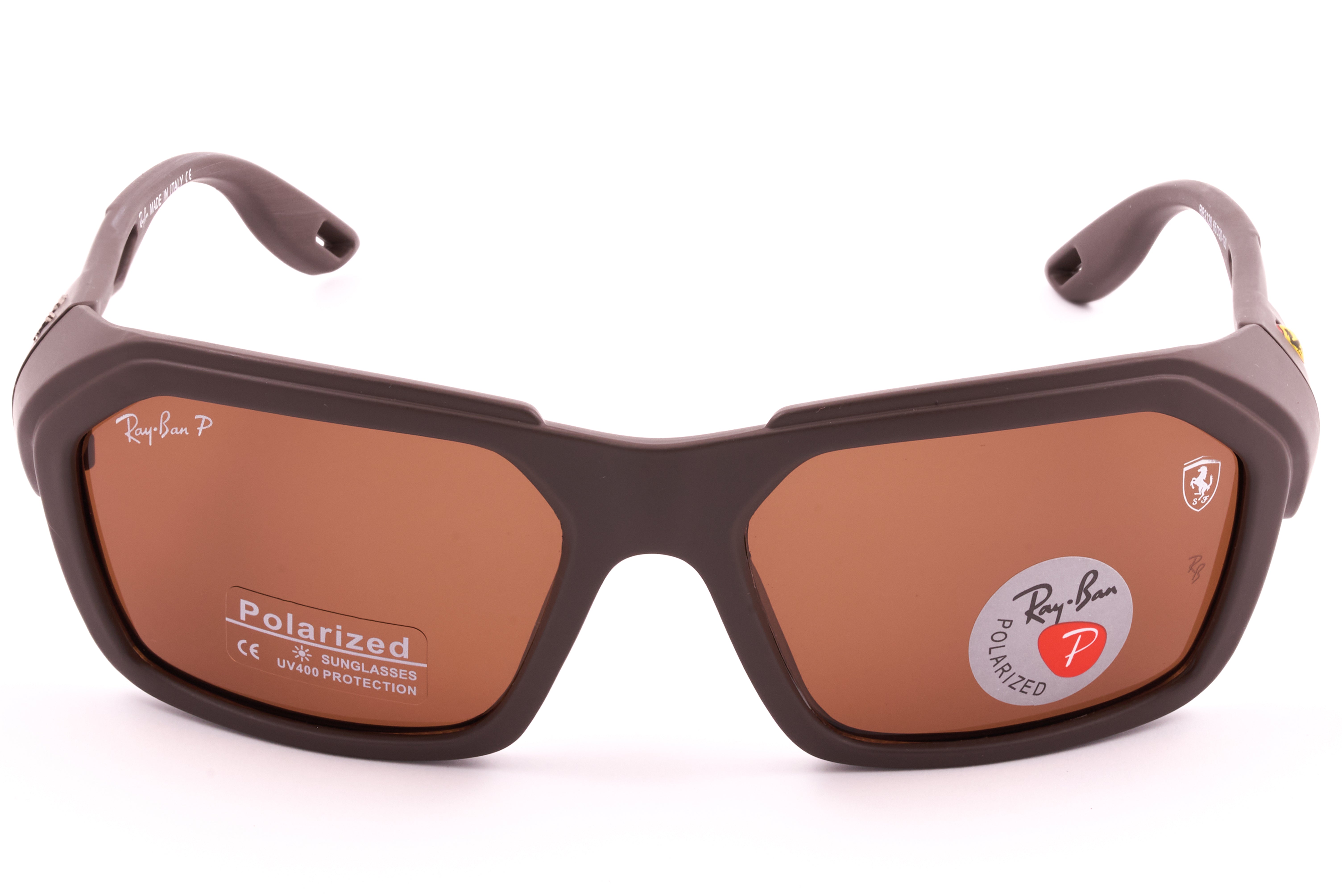 Ray-Ban Ferrari Polarized Sunglasses with Sport-Inspired Arm Design 09.