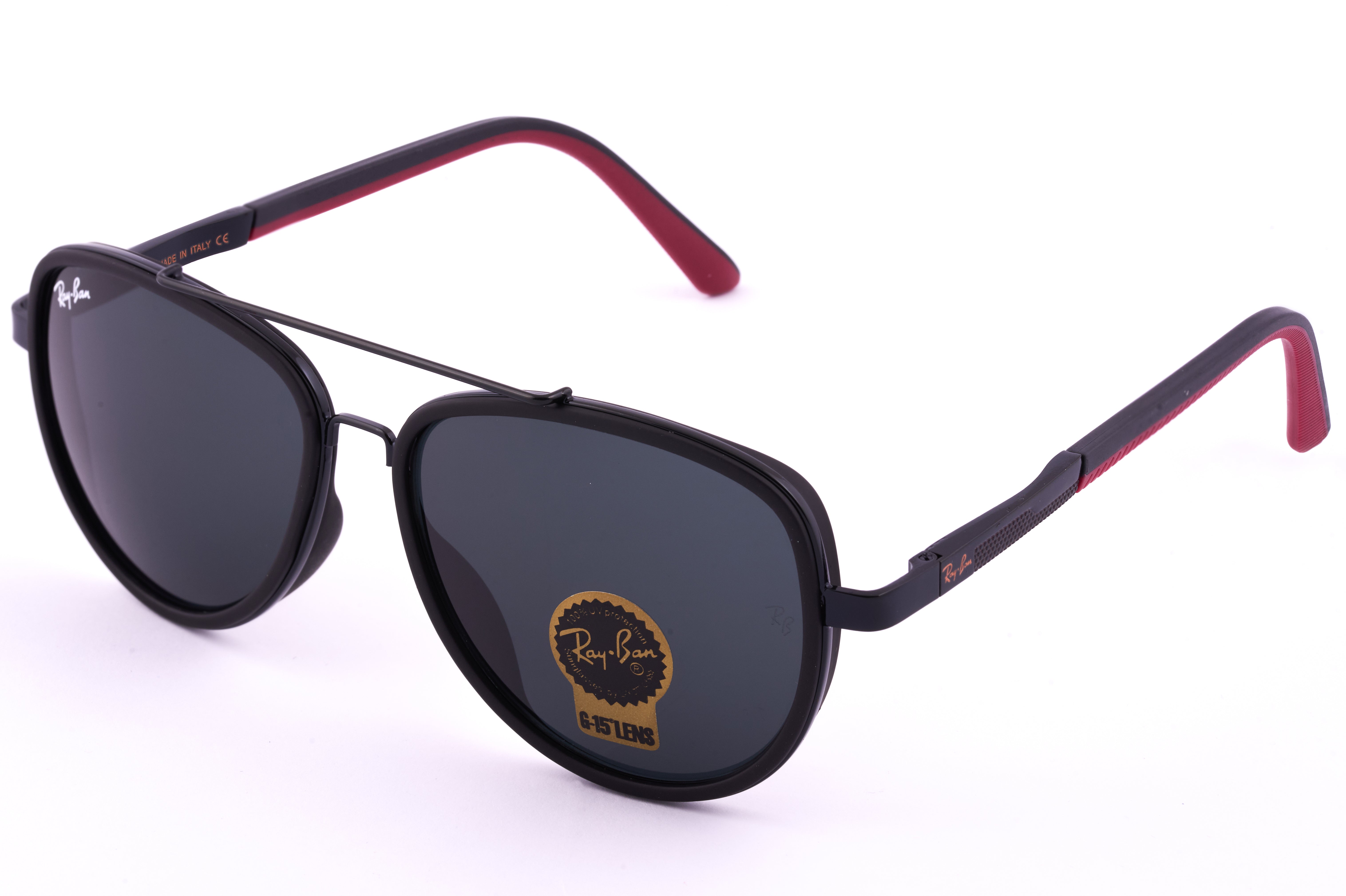 Ray-Ban G-15 Polarized Sunglasses with Signature Metal Frame 08.