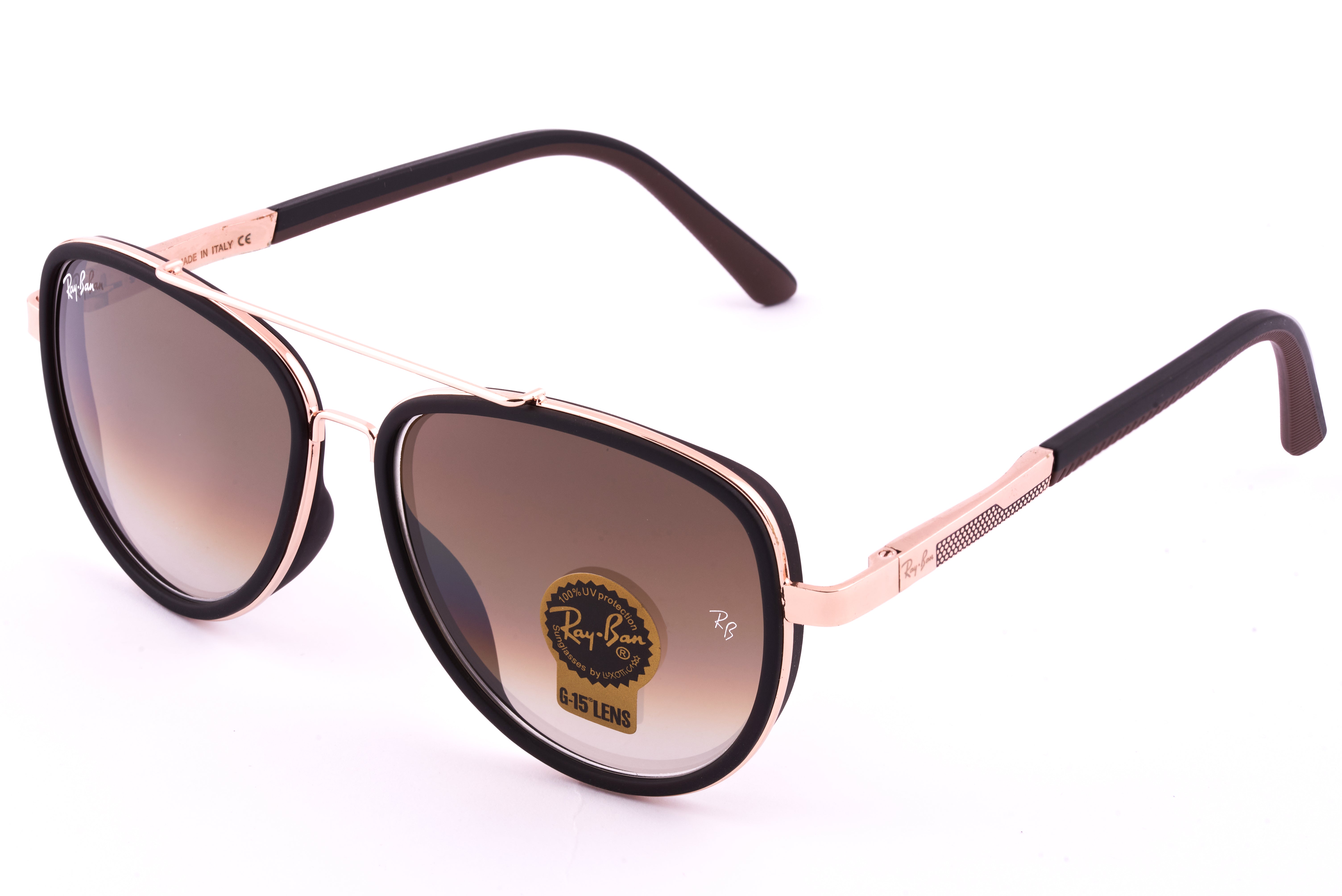 Ray-Ban G-15 Polarized Sunglasses with Signature Metal Frame 08.