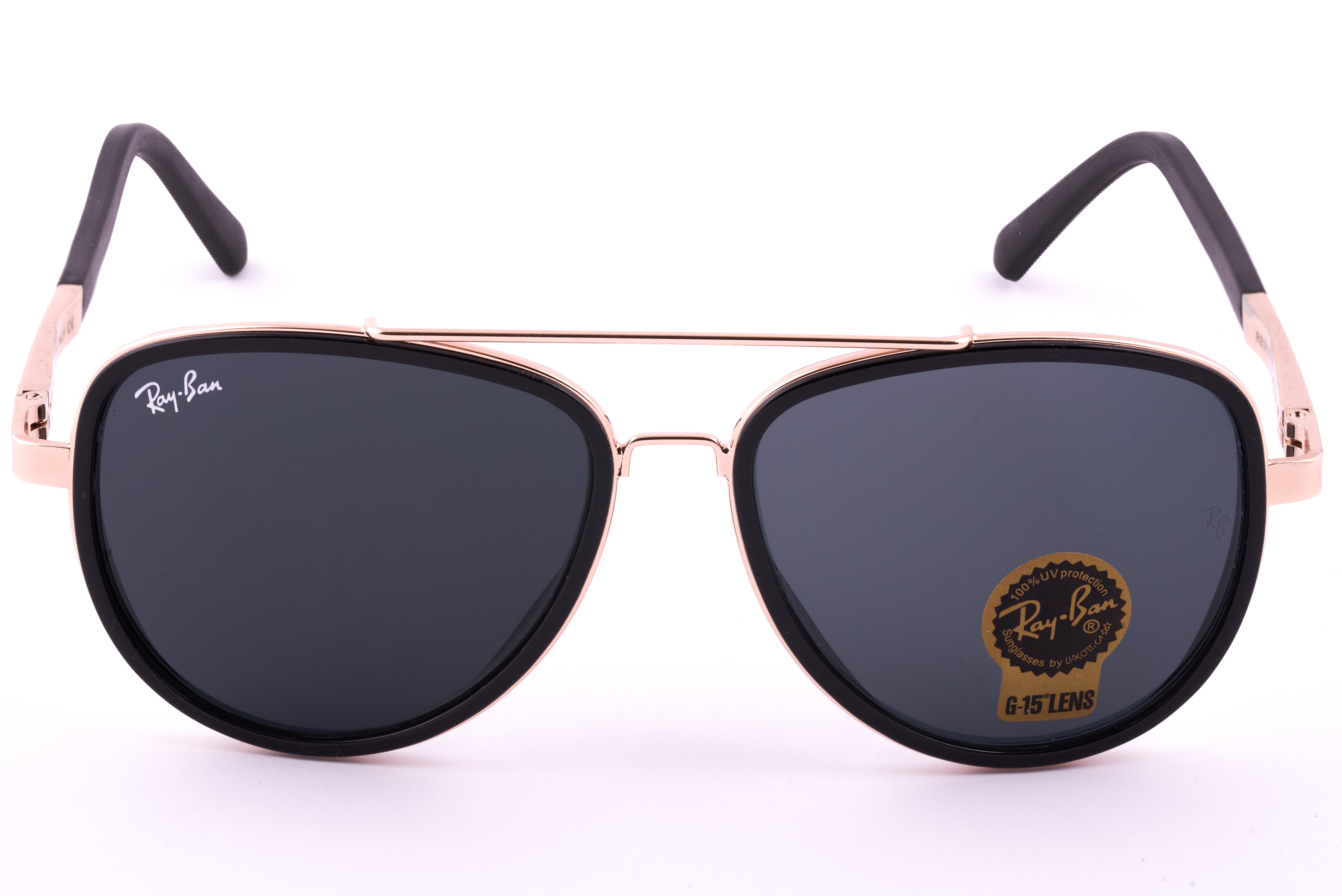 Ray-Ban G-15 Polarized Sunglasses with Signature Metal Frame 08.