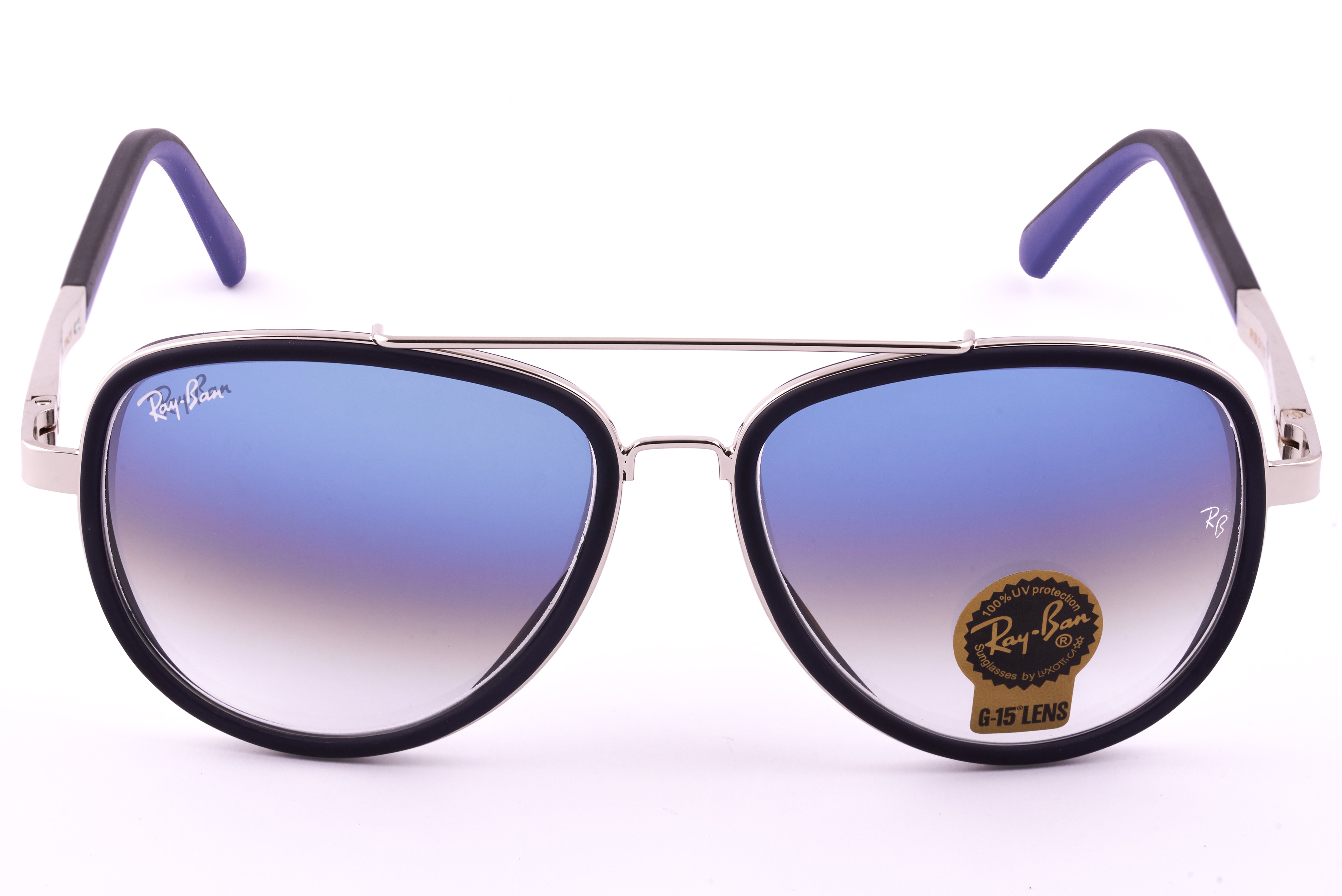 Ray-Ban G-15 Polarized Sunglasses with Signature Metal Frame 08.