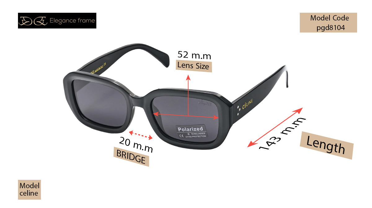 Celine Gradient Square Sunglasses – Bold & Feminine