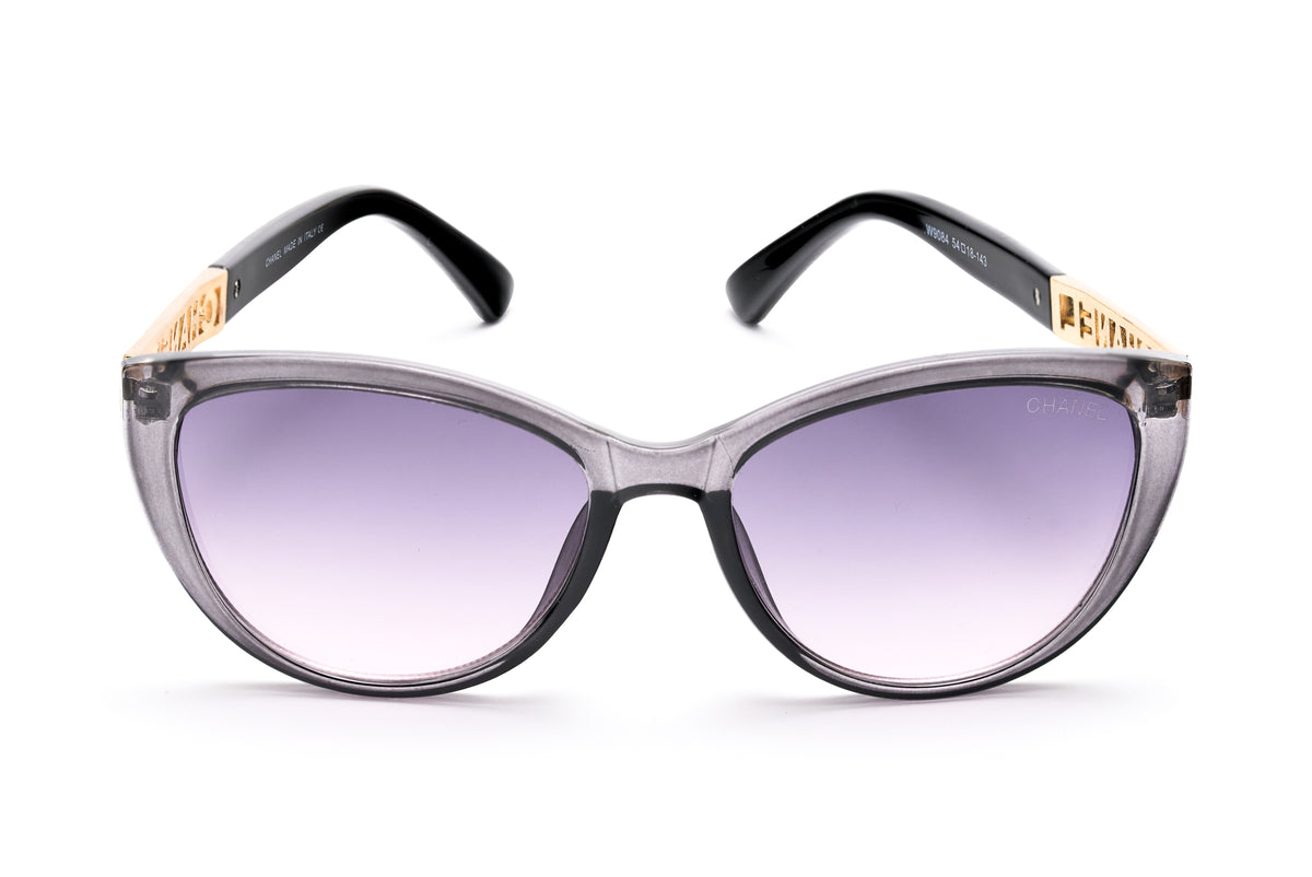 Chanel Gradient Black Square Sunglasses – Bold & Luxurious -  purple