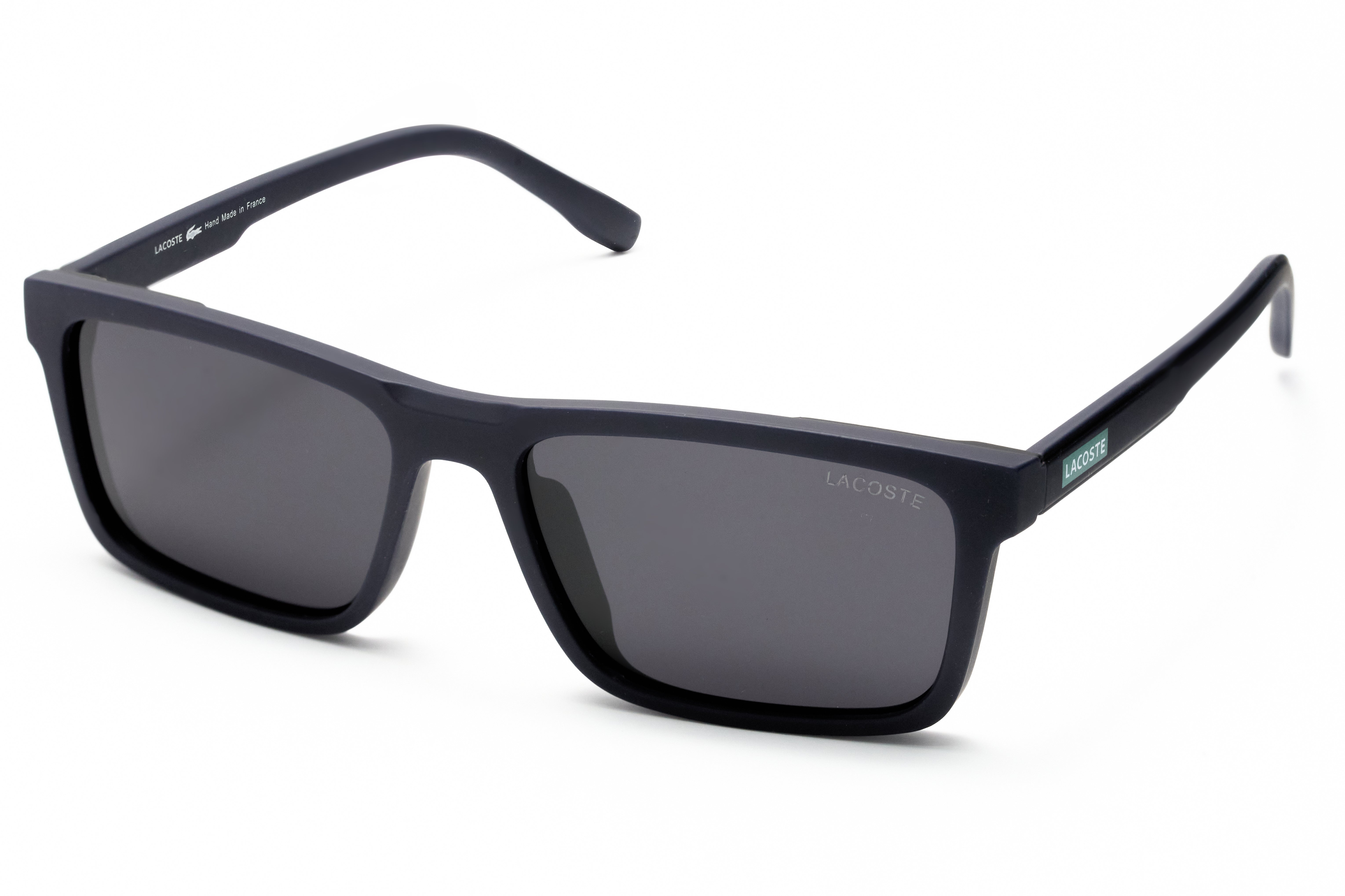 Lacoste Black Rectangular Sunglasses