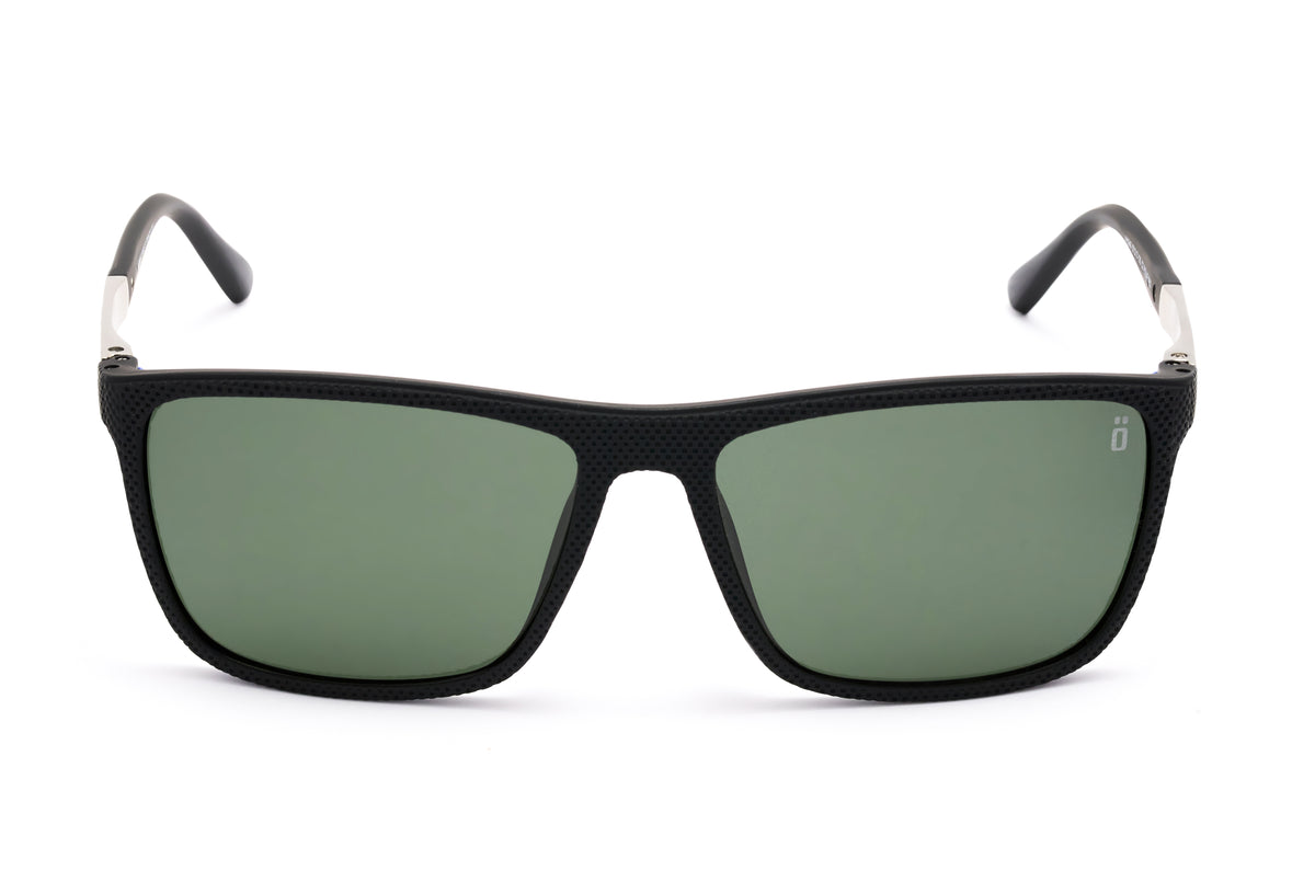 Morel Black Carbon Fiber Sunglasses – Green Lens Edition