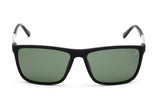 Morel Black Carbon Fiber Sunglasses – Green Lens Edition