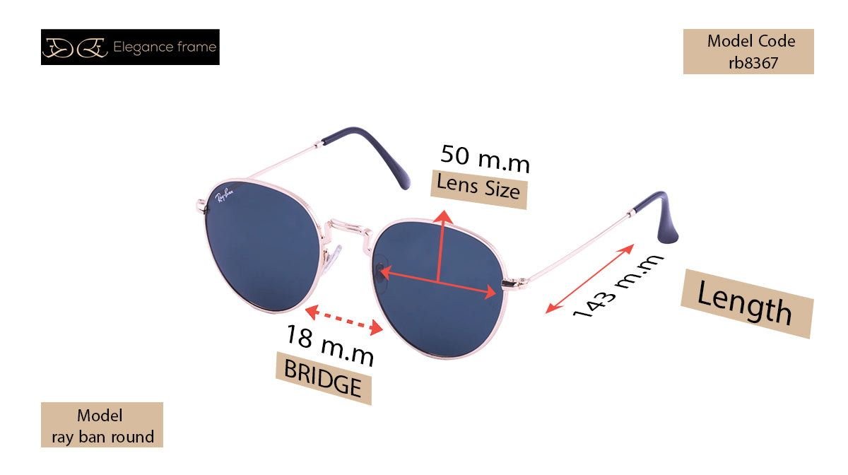 Ray-Ban 05 Classic  Round Sunglasses in Unique Summer Colors