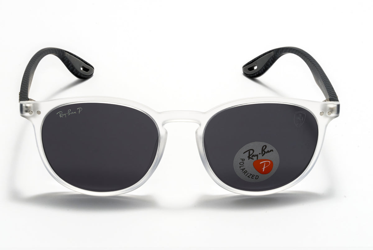 Ray-Ban x Ferrari Transparent & Carbon Fiber Sunglasses – A Sporty Icon